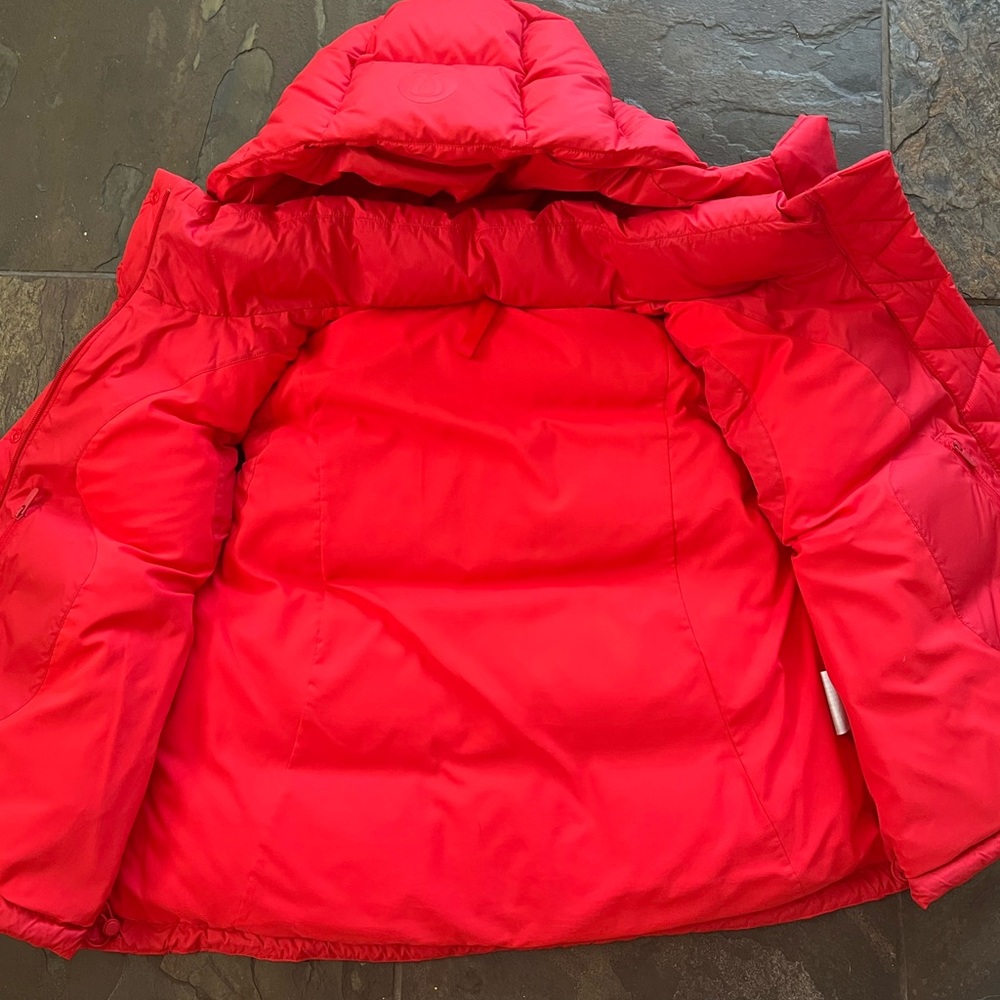 Lululemon Athletica Wunder puff cropped vest grenadine red 12 - Picture 5 of 8